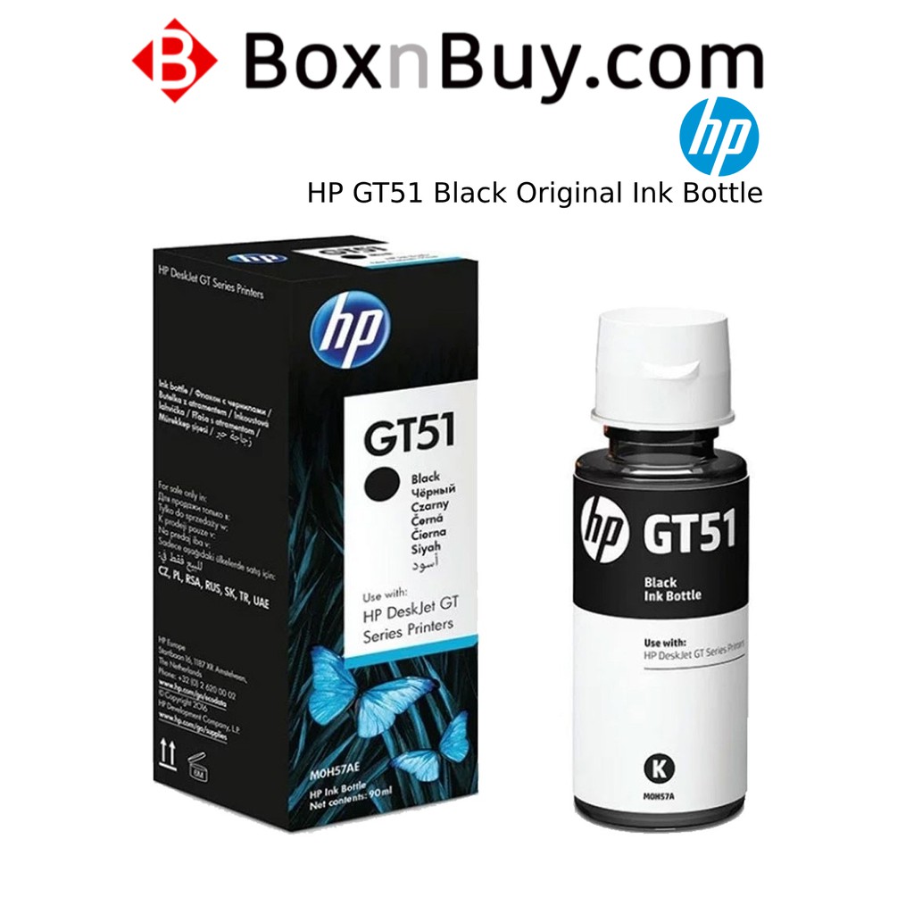 HP GT51 Original Ink Bottle Shopee Malaysia