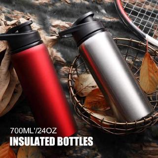 Classic 700ml Double Wall Vacuum Insulated Thermos Coffee Cups Stainless  Steel Mugs Tea Tumbler with Leakproof Lid - China Coffee Bottle and Water  Cup price