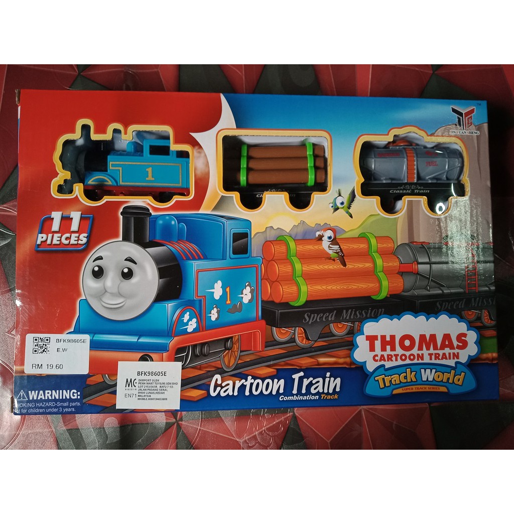 Thomas Train Track Build with 2 tracks (11 pieces) | Shopee Malaysia