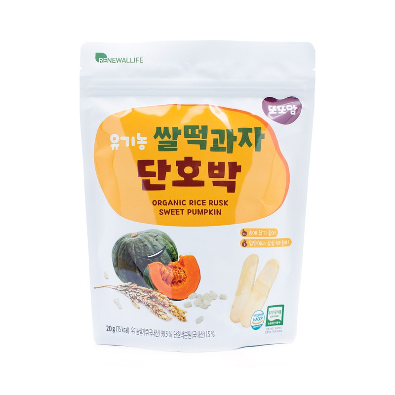 Renewallife Ddoddomam Organic Baby Snack- Rice Rusk & Rice Stick ...