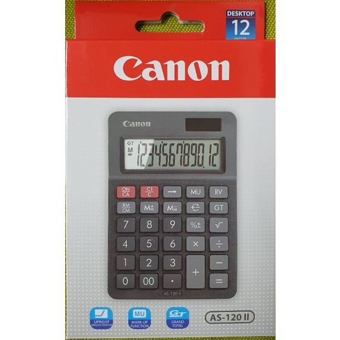 CANON AS-120 II CALCULATOR - 12 DIGITS | Shopee Malaysia