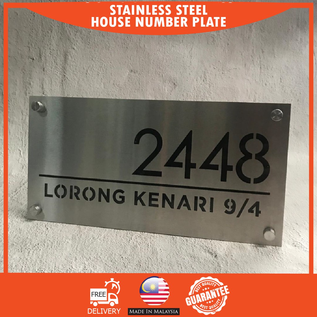 G2 Nombor Rumah | Houseplate | Papan Tanda Rumah | Shopee Malaysia