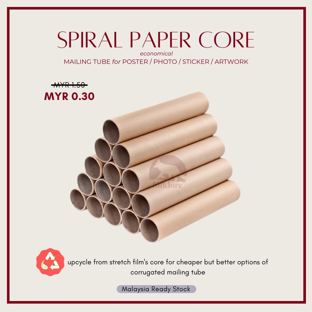 Ready Stock Used Craft Paper Core Similar Mailing Tube Cardboard Tube ...