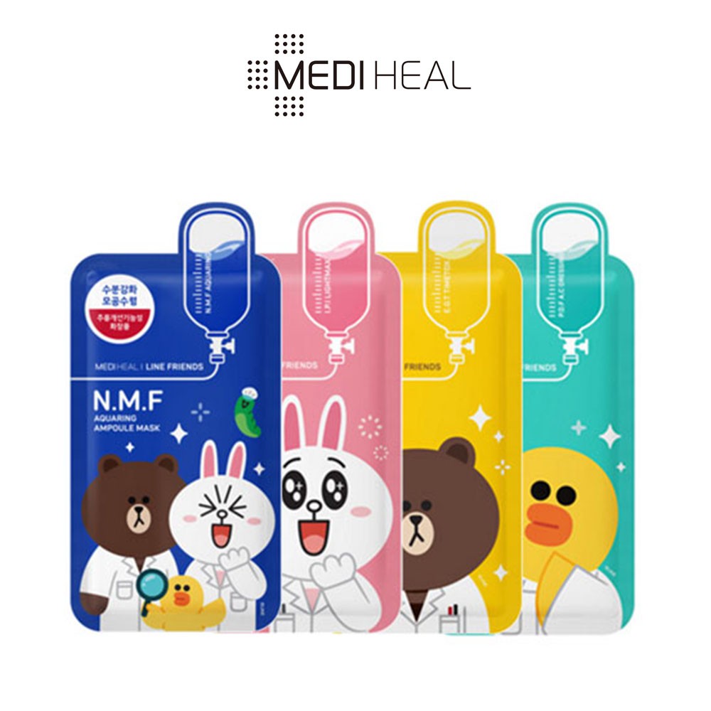Mediheal Line Friends Mask Sheet (1 sheet) [Wako Beauty]