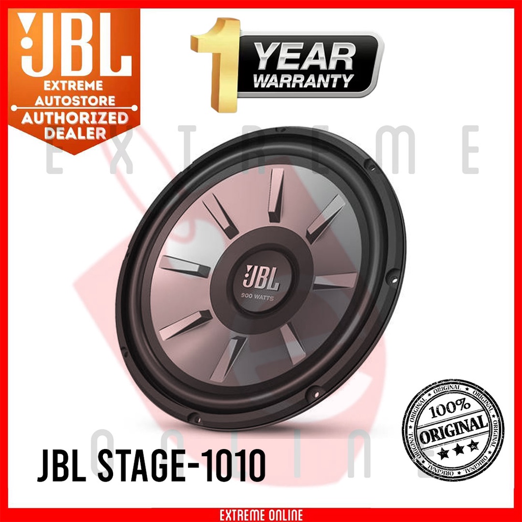 JBL Stage 1010 Subwoofer 10" (250mm) Woofer with 225 RMS and 900W Peak