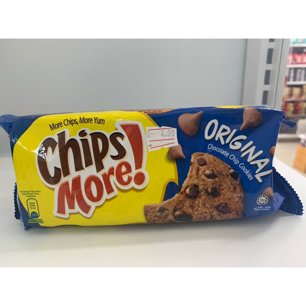 Chipsmore Chocolate Chip Cookies-163.2g(Original/Double Chocolate ...