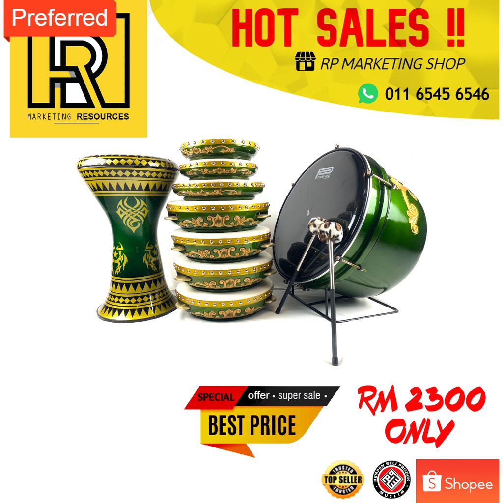 Set hahdrah , Qasidah , Kerincing , Darbuka Shopee Malaysia