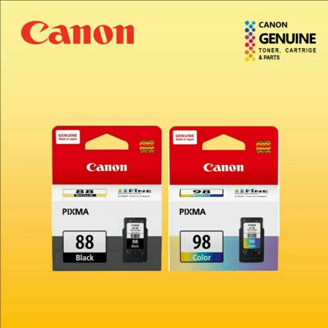 Genuine Original Ink Canon PG88(21ML) & CL98(15ML) PiXMA E500 / E510