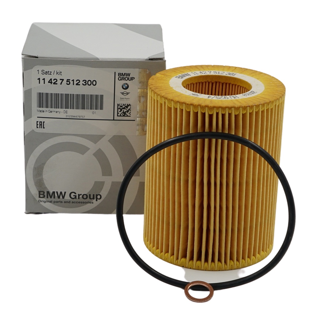 2-Pack Engine Oil Filter For BMW E36 E39 E46 E53 E60 E83 320i - 11427512300
