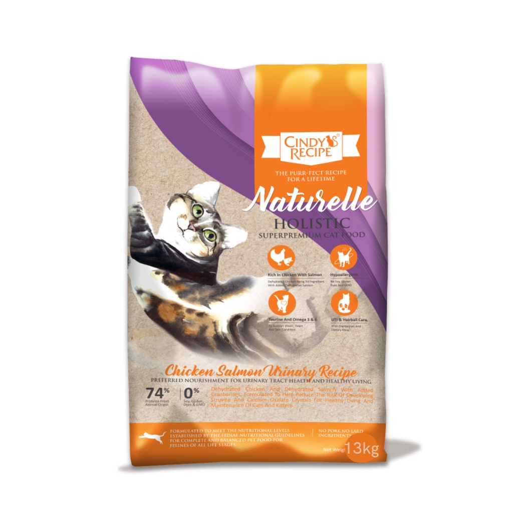 Cindy's Recipe Naturelle Recipe Holistic 13kg Cat Dry Food