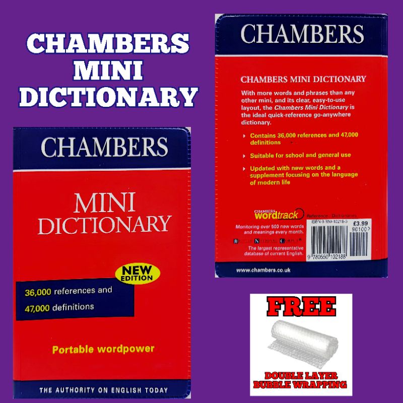 CHAMBERS MINI DICTIONARY ( 9780550102188 ) | Shopee Malaysia