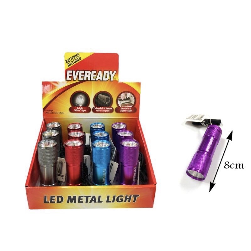 EVEREADY LED METAL LIGHT BATTERIES INCOUDED Shopee Malaysia