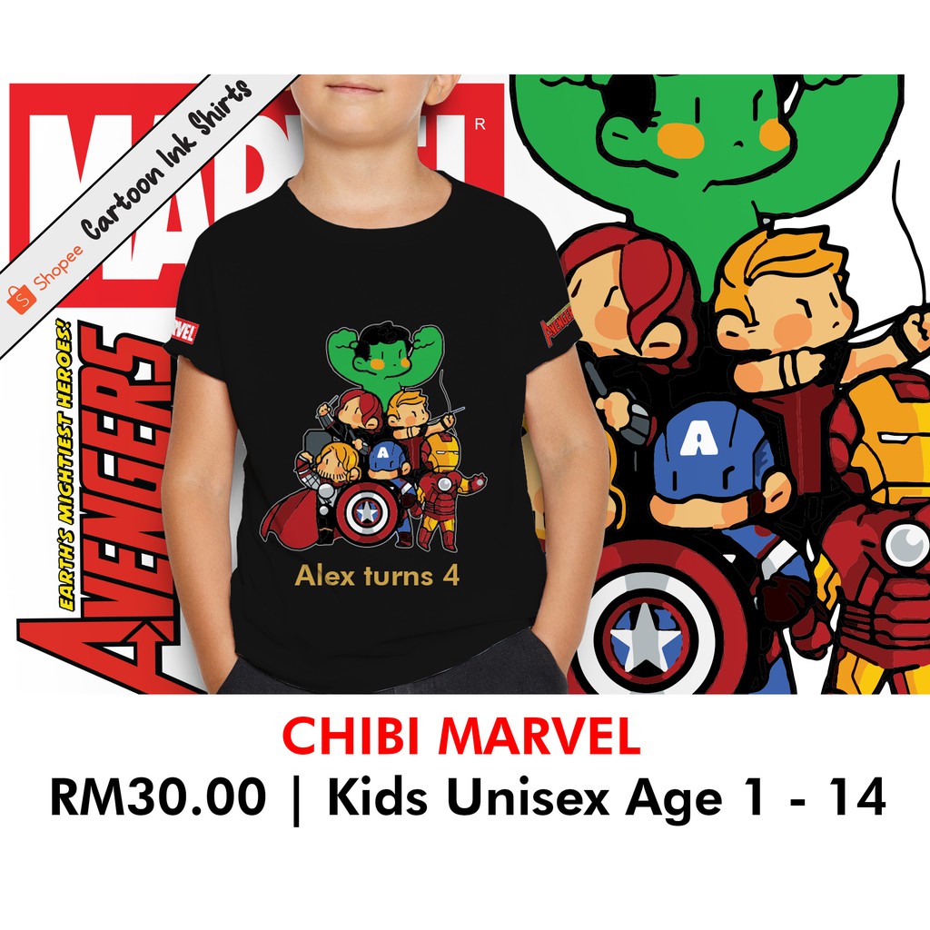 Avengers birthday family shirts clearance