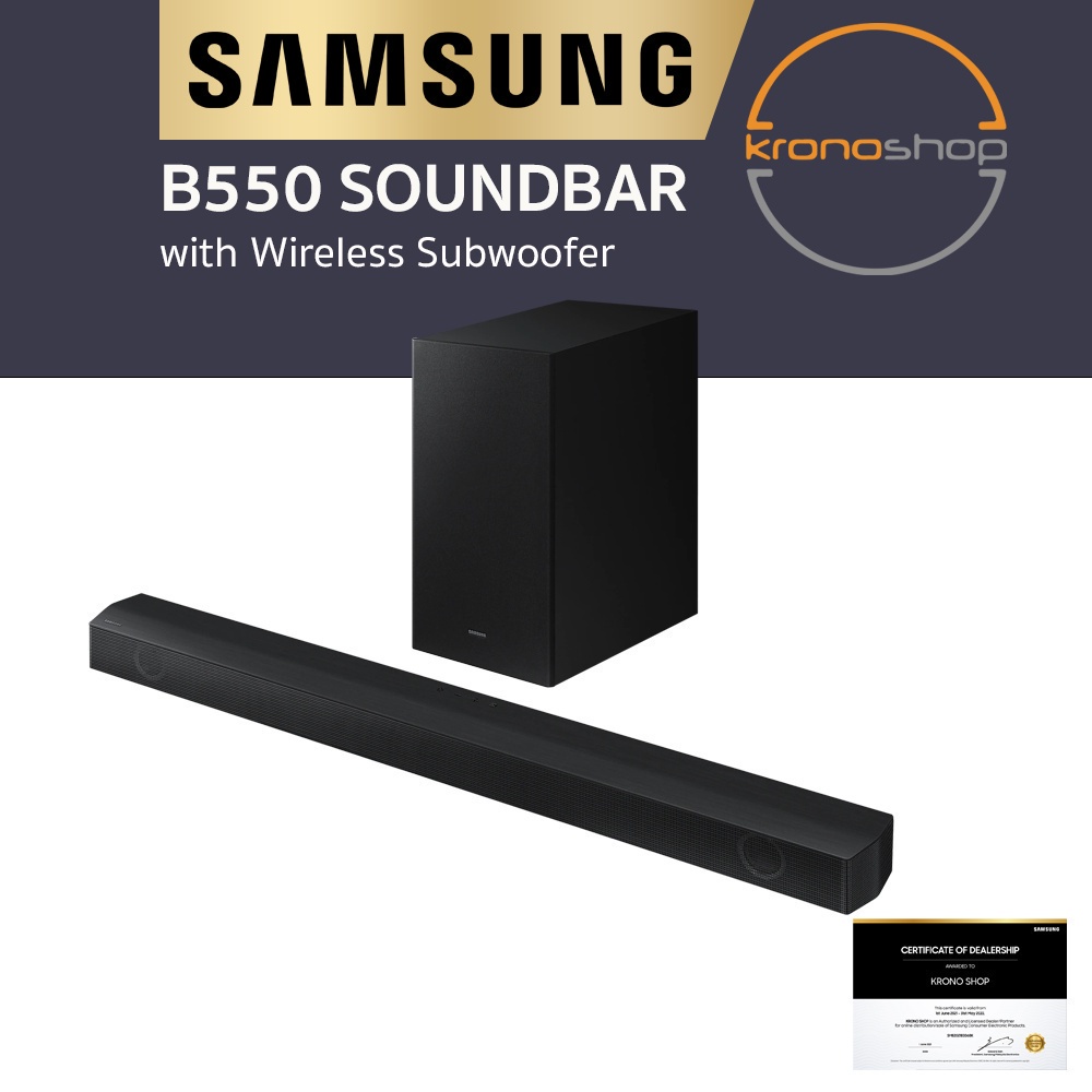 Samsung Soundbar with Wireless Subwoofer HWB550/HWB550/HWB550/HWB550