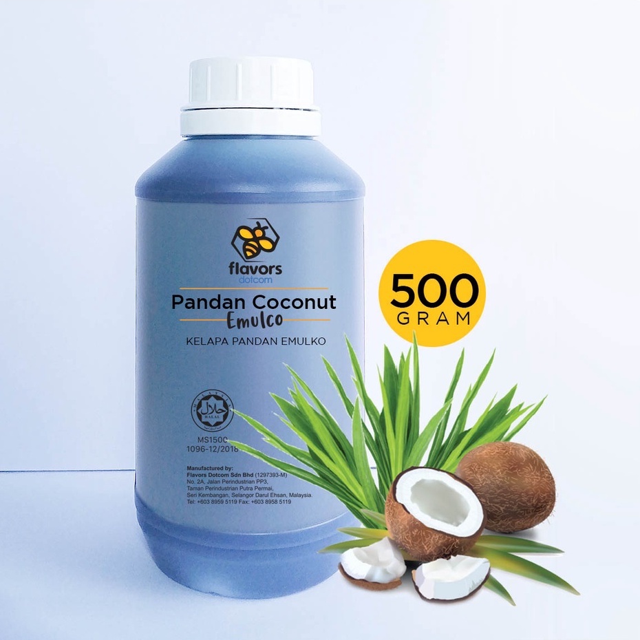 [HALAL] Flavors Dotcom Food Flavouring - Pandan Coconut Emulco (45g ...