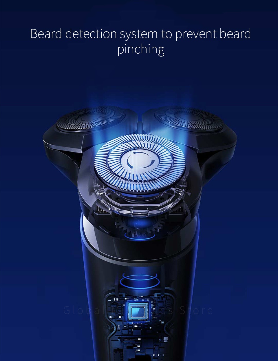 Xiaomi Electric Shaver S700 / Replacement Head Beard Machine For Men Dry Wet Beard With