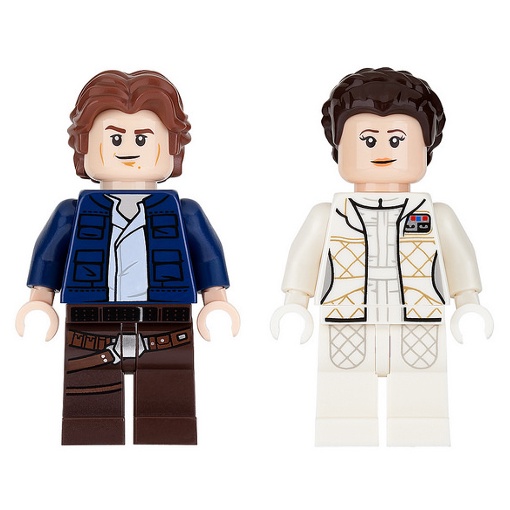 LEGO Star Wars 75192 Han Solo & Princess Leia Minifigures Shopee Malaysia