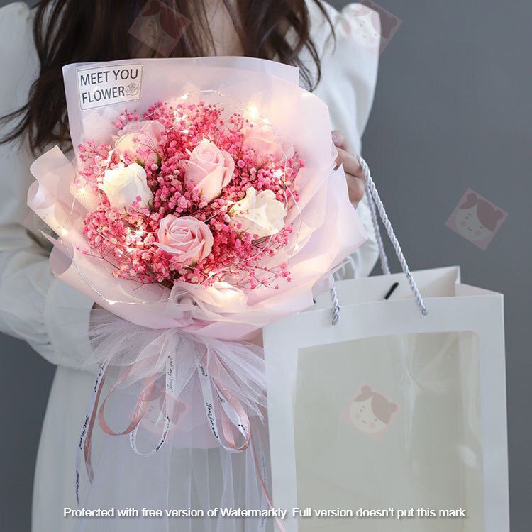 Eternity Rose Artificial Flower Bouquet Convocation Bouquet Flower