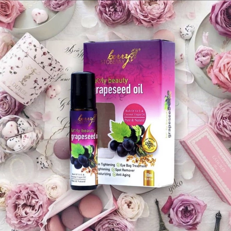 LUVLY BEAUTY GRAPESEED OIL BY BERRY STOBERRY ORIGINAL HQ Shopee Malaysia