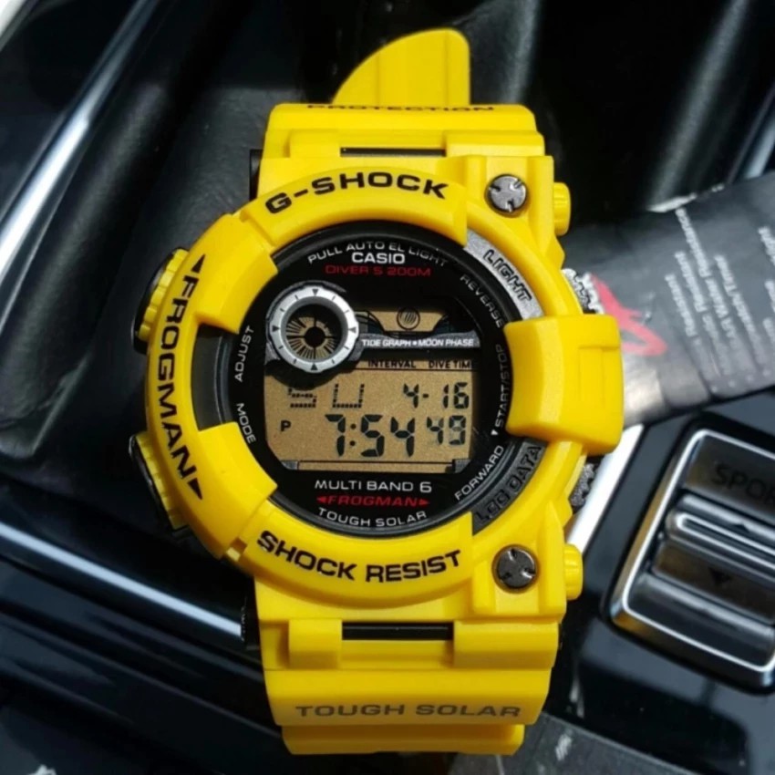 G shock cheap frogman yellow