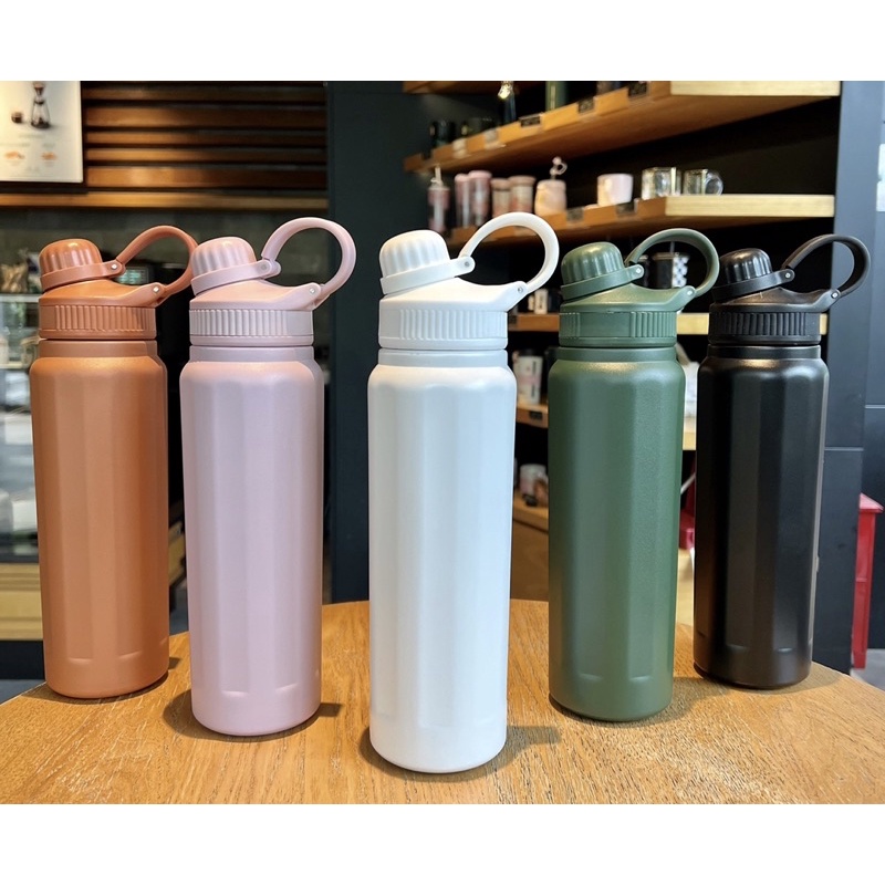 304 stainless steel bottle Sport Thermos Flask With Straw Portable ...