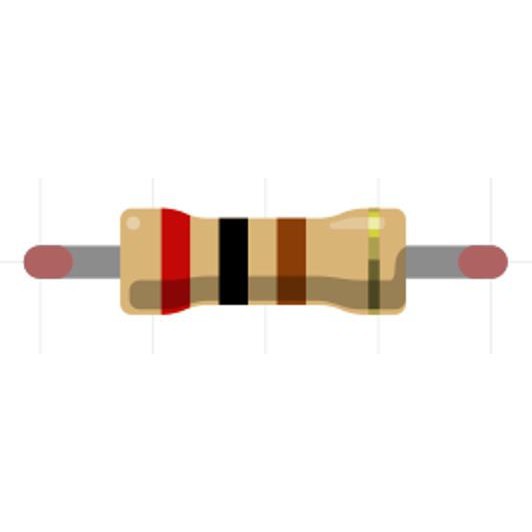 Perintang / Resistor 0.25W 5% (200R)  [10pcs]