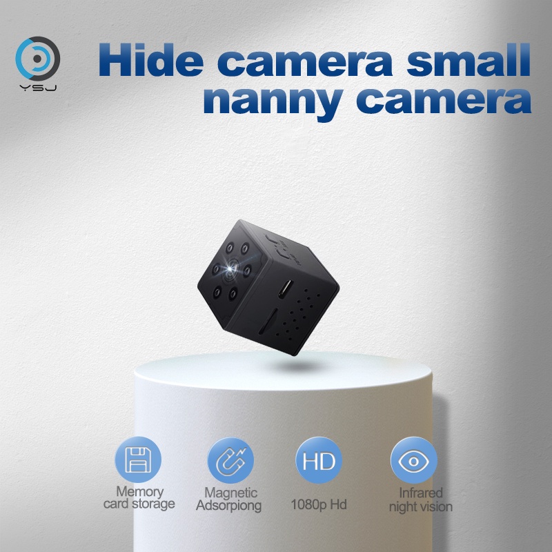 Spy Camera Mini WiFi Hidden Camera Small Nanny Cam 1080P Wireless
