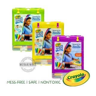 Crayola Color Wonder Stow and Go Travel Kit Mess Free (Random