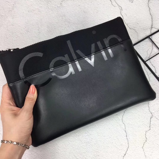 Calvin klein shop men's clutch bag