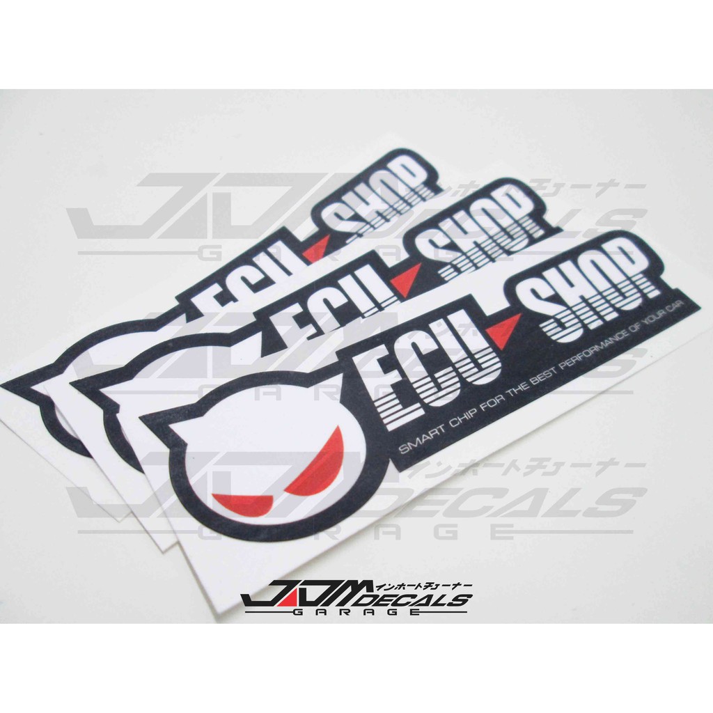 ECU Shop Logo Sticker | Shopee Malaysia