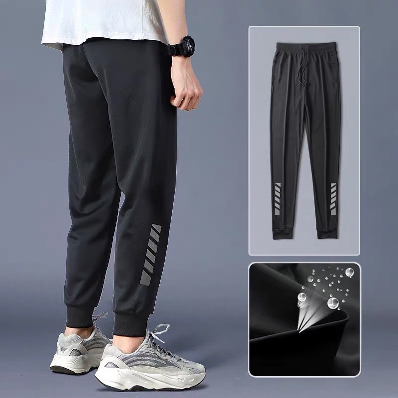 M 5XL Fashion Casual Sports Pants Men Drawstring Jogger Pants