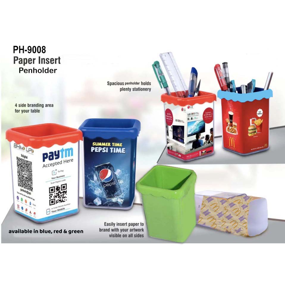 DIY Paper Or Photo Insert Pen Stand Pen Holder (Insert your Mcdo BTS