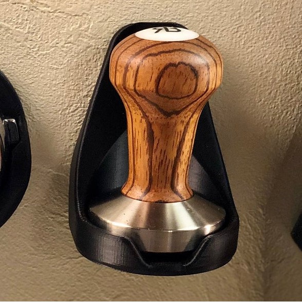 [3D PRINTED] Espresso 53mm-58mm Tamper Wall Holder by 3DExpress.my