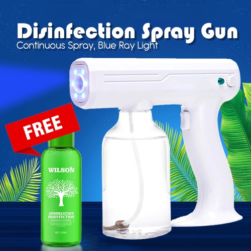 Sanitizer Spray Machine Bluray Light Handheld Disinfection Spray Gun UV Disinfection and Mite