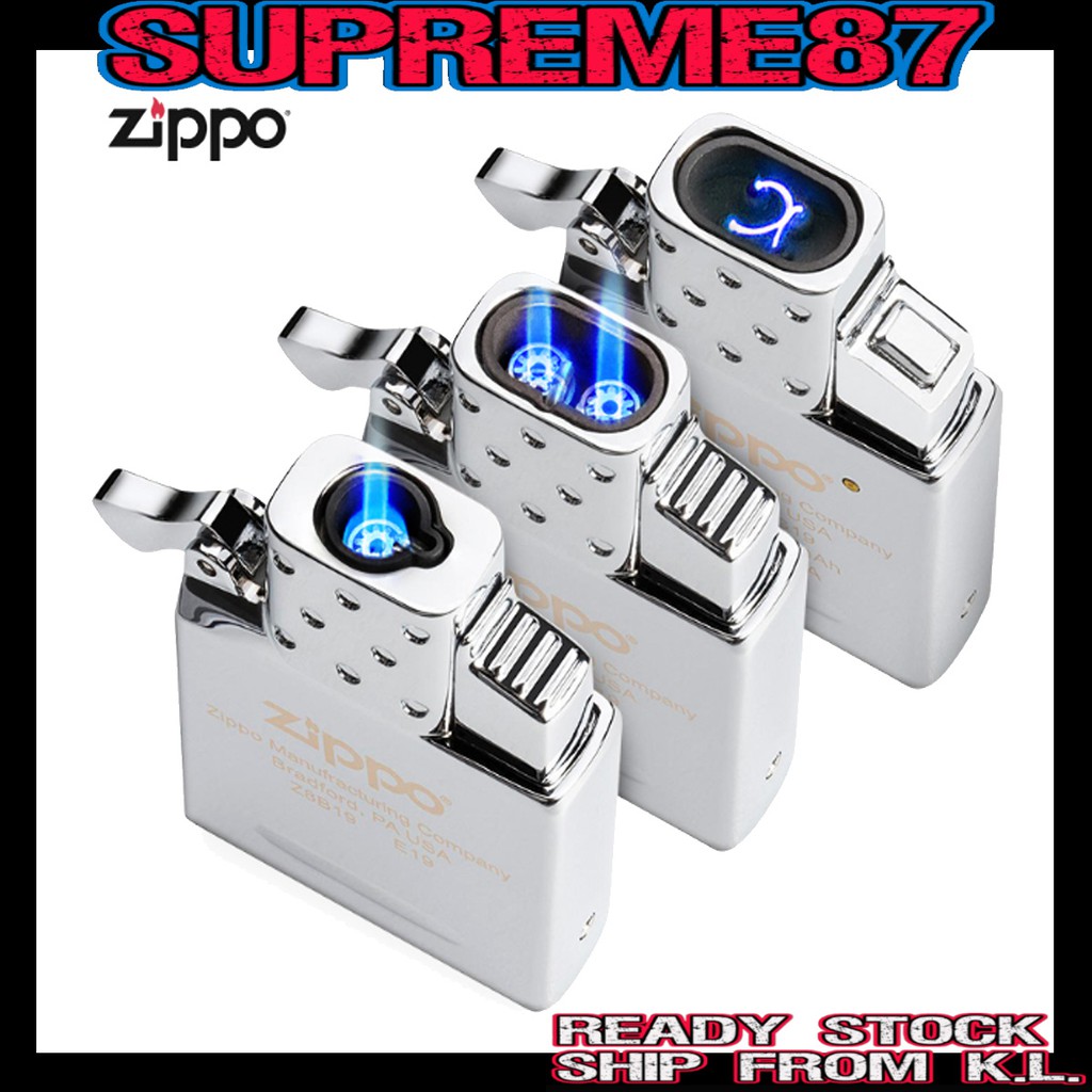 ZIPPO Butane Lighter Insert Single Double Torch Blue Flame Adjustable
