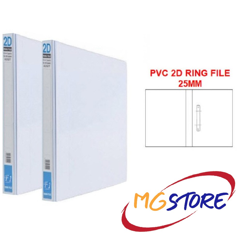 25mm 2D Ring File with Full Transparent | Shopee Malaysia