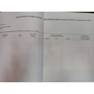 COMPANY REGISTER BOOK | Shopee Malaysia