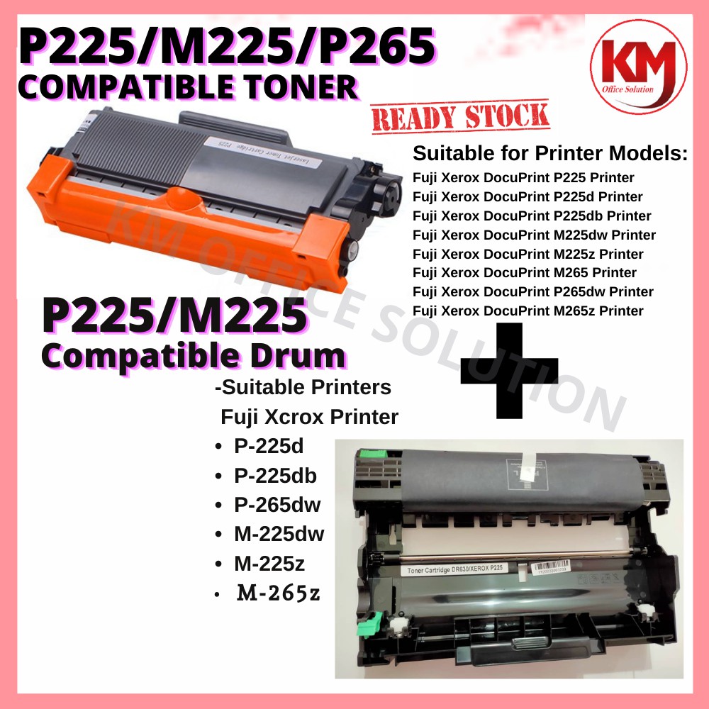 Xerox Docuprint M225dw Fuji Xerox 225dw M225Dw Drum ตลับดรัม Fuji