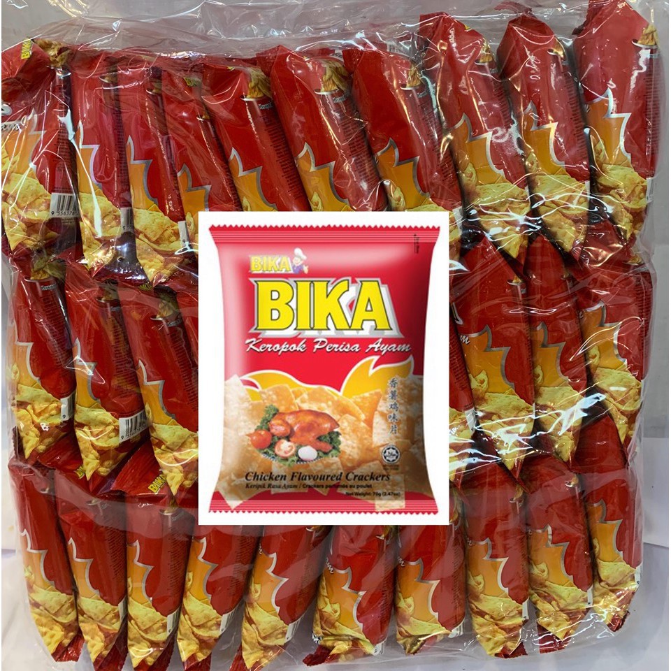 BIKA keropok perisa ayam 12gmX30pack | Shopee Malaysia