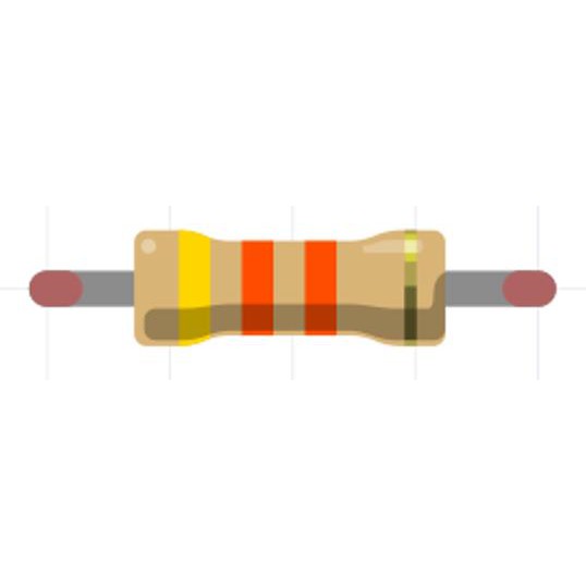 Perintang / Resistor 0.25W 5% (43K) [10pcs] - 43K Ohm