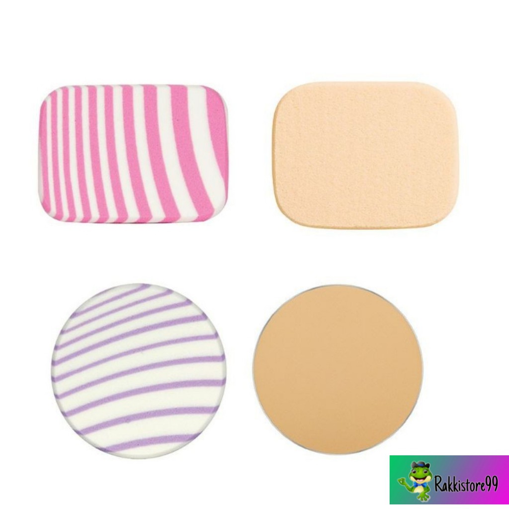 Rakkistore99 Salsa Round & Square Powder Sponge Powder Sponge Makeup ...