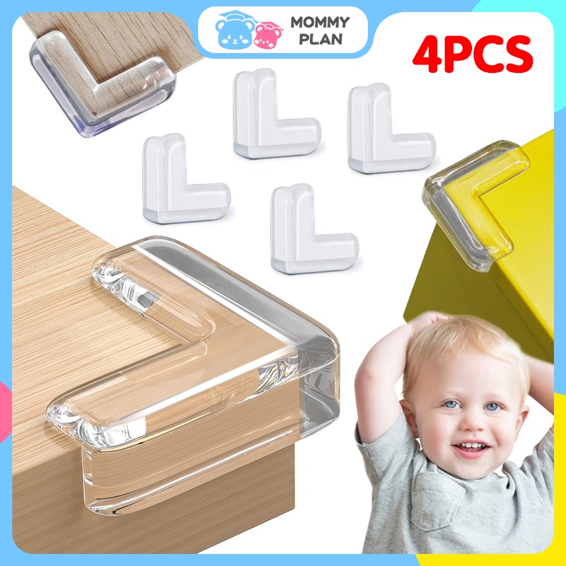 10pcs/pack Transparent Silicone Resin Baby Safety Corner Protector