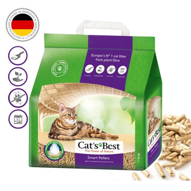 10kg CAT S BEST Smart Pellets Organic Pine Wood Cat Litter oko plus Shopee Malaysia