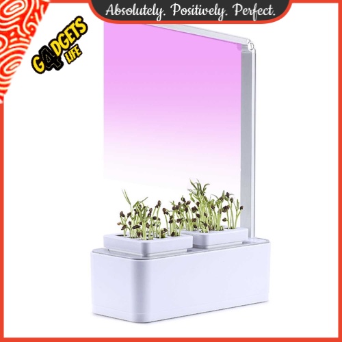 Hydroponics Growing System LED Grow Light Indoor Herb Garden Starter ...