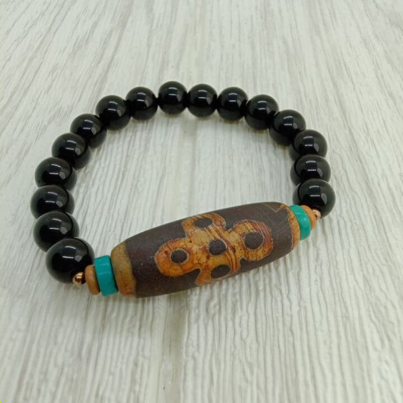 Tibet Dzi Bead Fire Offering Dzi 5 Eye Lightning Dzi 天珠闪电五眼