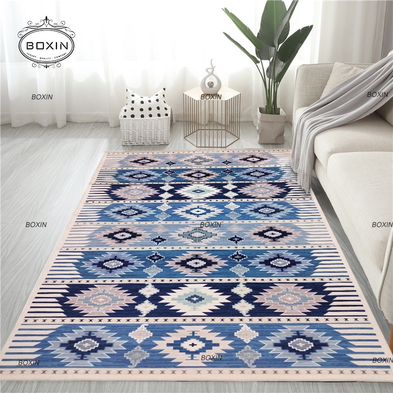 Ready stock in Malaysia Size 200*270cm 5 D Velvet Carpet Floor mat Rugs