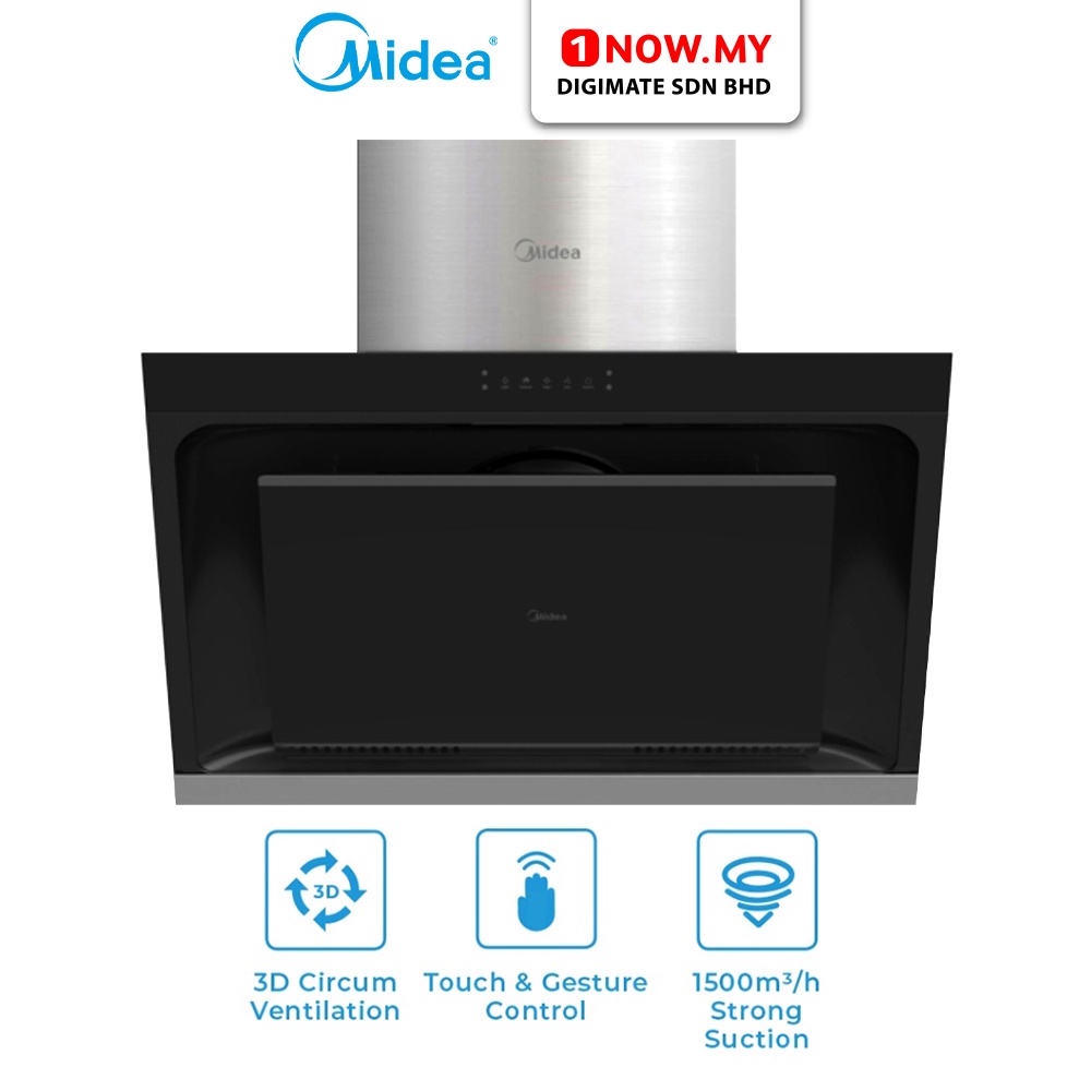 MIDEA Cooker Hood With Strong Suction Power MCH-90J52 | Shopee Malaysia