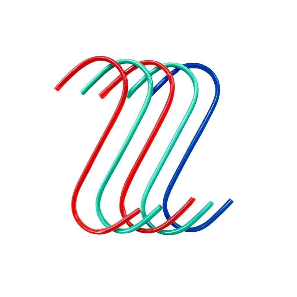 5pcs PVC Coated Wire S Hook/ Penyangkut S | Shopee Malaysia