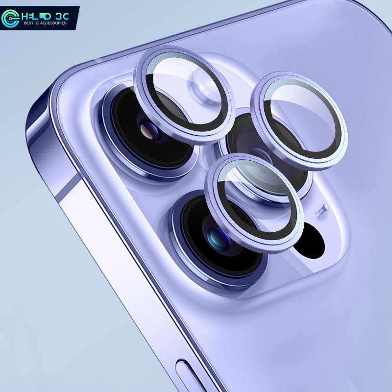 Blueo original metal camera protector for iPhone 15/14/13 tempered