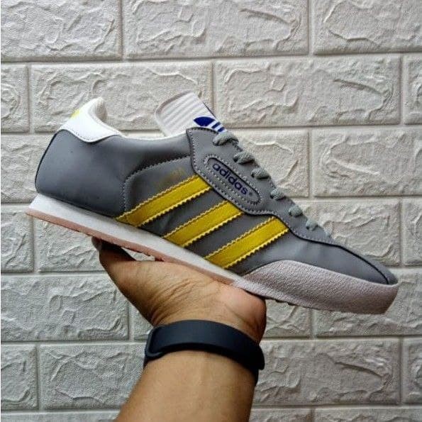 Adidas grey 2024 and yellow